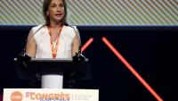 Marylise Léon, secrétaire générale de la CFDT, lors de l'ouverture du 51e congrès du syndicat à Bordeaux, le 22 juin 2026