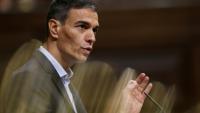 Le Premier ministre espagnol Pedro Sánchez s'exprime devant les députés à Madrid, le 24 juin 2026