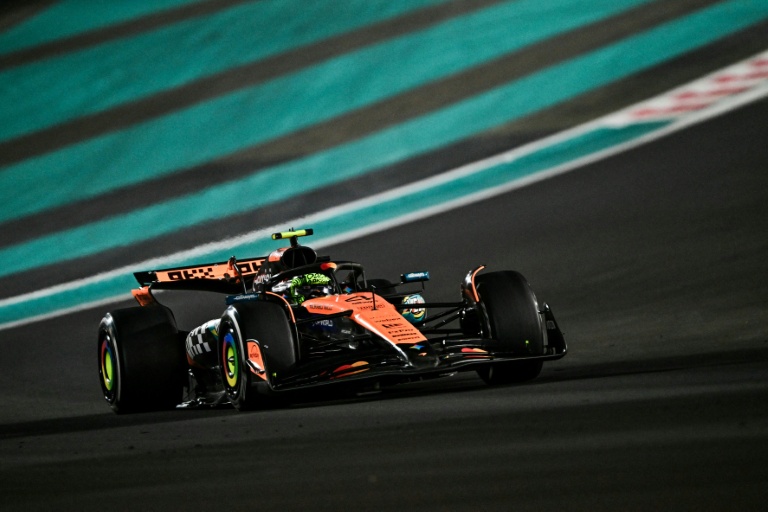 Lando Norris à Abou Dhabi le 7 décembre 2025