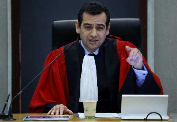 Peimane Ghaleh-Marzban, alors président judiciaire de Bobigny, lors d'une audience de rentrée à Bobigny, le 22 janvier 2024