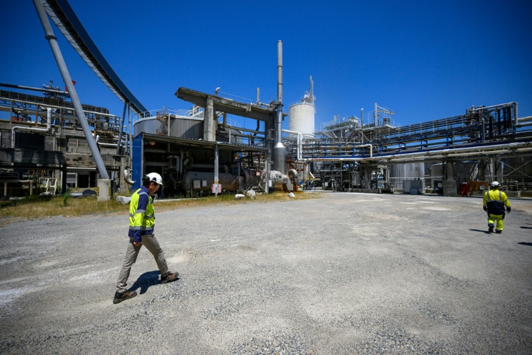 Usine de Saint-Gaudens, en Haute-Garonne, de Fibre Excellence, groupe papetier en difficulté, le 18 juin 2026. 