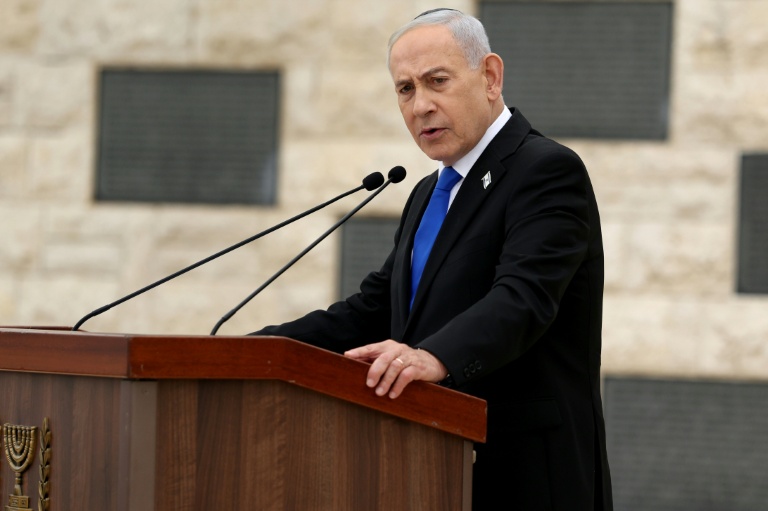 Le Premier ministre israélien Benjamin Netanyahu, le 21 avril 2026 à Jérusalem