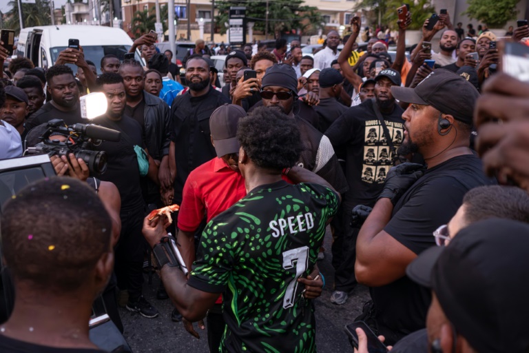L'influenceur afro-américain IShowSpeed à Lagos, le 21 janvier 2026