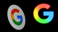 Le logo de Google photographié à Bruxelles, le 29 septembre 2025