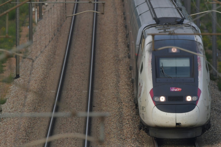 TGV sur la ligne Paris-Bordeaux le 31 août 2024.