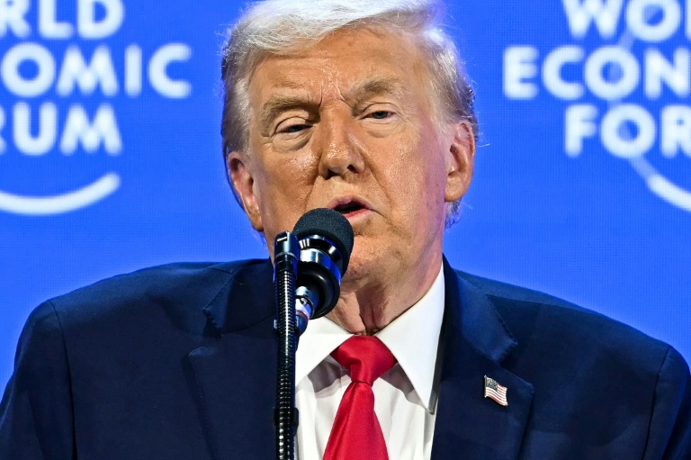 Donald Trump s'exprime à Davos le 21 janvier 2026