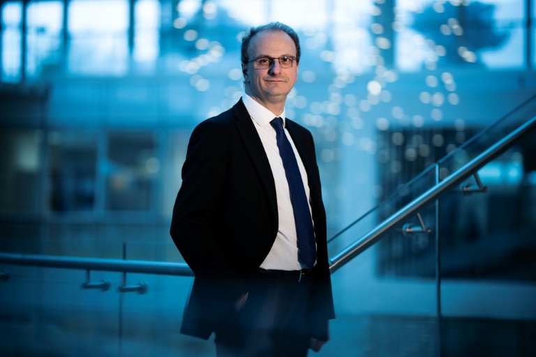 Le PDG de Groupe ADP Philippe Pascal à l'aéroport de Roissy le 12 février 2025