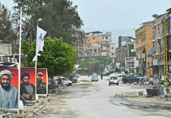 Destructions dans la ville de Nabatieh, dans le sud du Liban, le 18 avril 2026