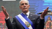 Le président du Honduras, Nasry Asfura, lors de  son discours après la cérémonie d'investiture à Tegucigalpa, le 27 janvier 2026