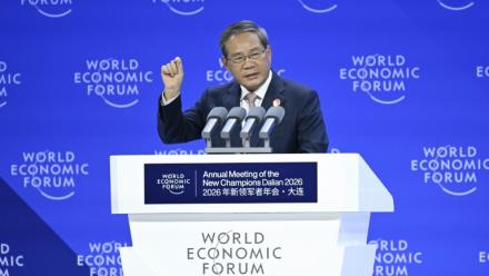 Le Premier ministre chinois Li Qiang, le 24 juin 2026 à Dalian, en Chine