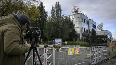 Le siège de l'Union Européenne de Radio-Télévision (UER) à Genève, le 4 décembre 2025