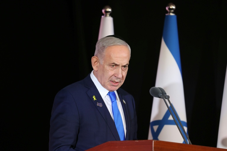 Le Premier ministre israélien Benjamin Netanyahu, le 16 octobre 2025 à Jérusalem