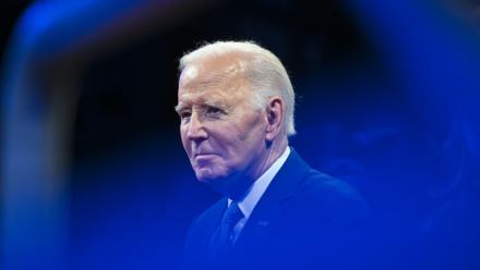 Joe Biden le 16 janvier 2025 près de Washington