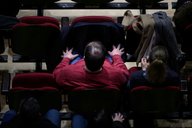 Des patients psychiatriques assistent aux répétitions de l'orchestre de Toulouse au théâtre de la Halle aux Grains à Toulouse, le 10 février 2026
