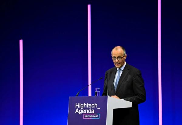 Le chancelier conservateur Friedrich Merz, le 29 octobre 2025.