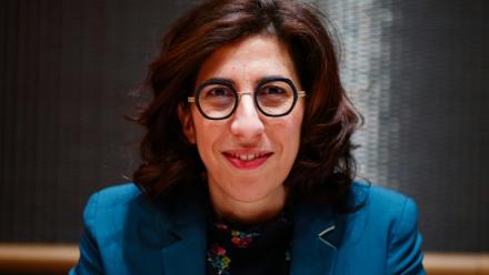 L'ancienne ministre française de la Culture Rima Abdul-Malak, à Paris le 27 janvier 2025