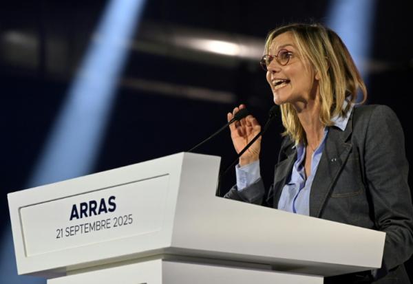 Agnès Pannier-Runacher, le 21 septembre 2025, à Arras, dans le Pas-de-Calais
