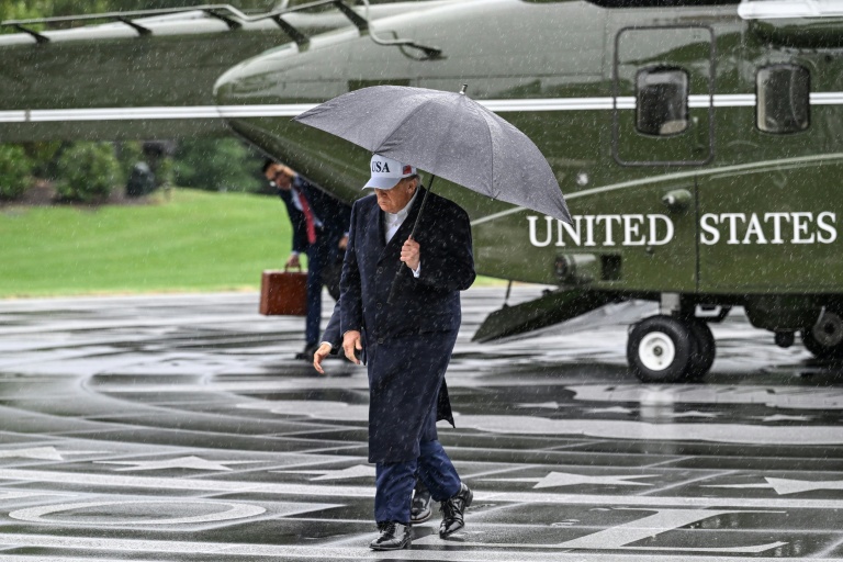 Le président américain Donald Trump de retour à la Maison Blanche après un déplacement dans le Tennessee, le 26 septembre 2026
