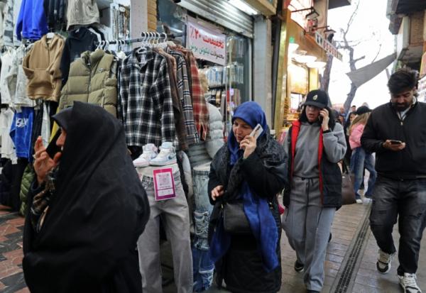 Dans le bazar de Tajrish à Téhéran, le 28 janvier 2026