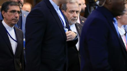 Le chef de la diplomatie iranienne, Abbas Araghchi, arrive au siège des Nations Unies à New York, le 22 septembre 2026