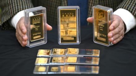 A la Bourse de l'or de Séoul, le 26 janvier 2025