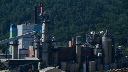 L'usine du producteur de pâte à papier Fibre Excellence à Saint-Gaudens, le 18 juin 2026 en Haute-Garonne