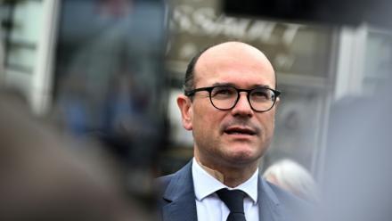 Le ministre de l'Industrie Sébastien Martin à Mérignac en Gironde le 16 juin 2026