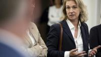 La secrétaire générale de la CFDT Marylise Léon le 10 juin 2026 à Strasbourg, lors du congrès de la CFE-CGC