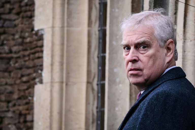L'ex prince Andrew à Sandringham en Angleterre le 25 décembre 2022