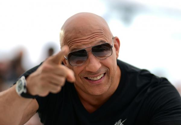 L'acteur américain Vin Diesel lors d'une séance photo à l'occasion de la 79e édition du Festival de Cannes, le 13 mai 2026