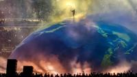 Le rappeur américain Kanye West sur scène au Stade olympique Atatürk d'Istanbul, le 30 mai 2026