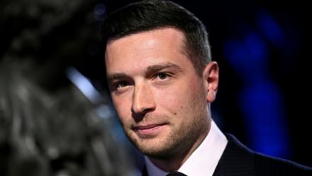 Jordan Bardella à la célébration des 200 ans du Figaro au Grand Palais à Paris, le 13 janvier 2026