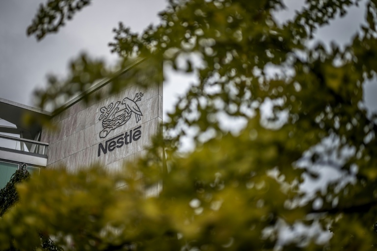 Le siège du géant suisse de l'alimentation Nestlé à Vevey, le 14 octobre 2025 en Suisse