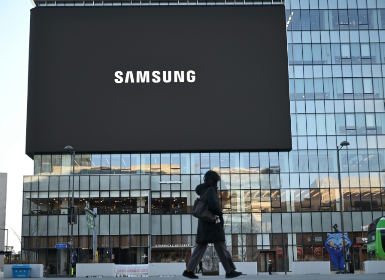 Une publicité pour Samsung à Séoul, le 8 janvier 2026.