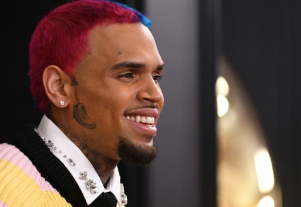 Le chanteur Chris Brown le 26 janvier 2020 à Los Angeles.