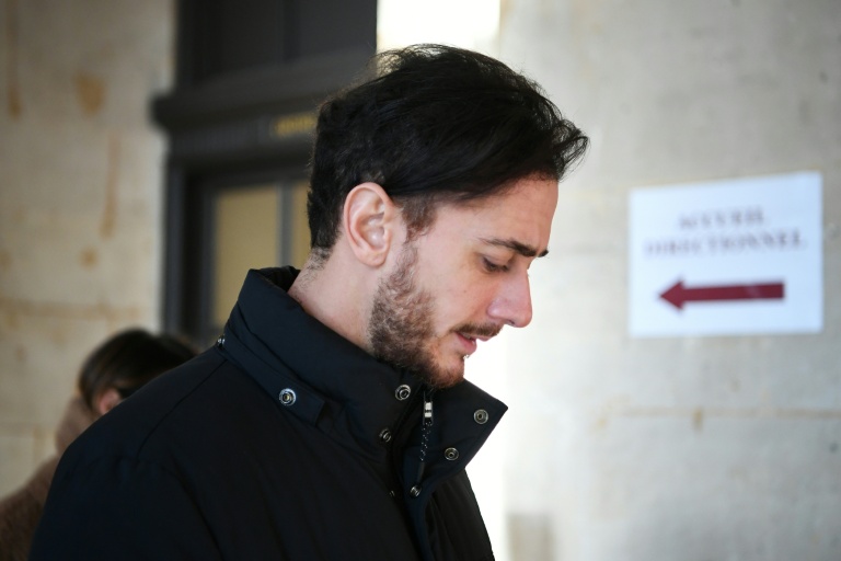 Le chanteur marocain Saad Lamjarred, le 21 février 2023 à la Cour d'assises de Paris