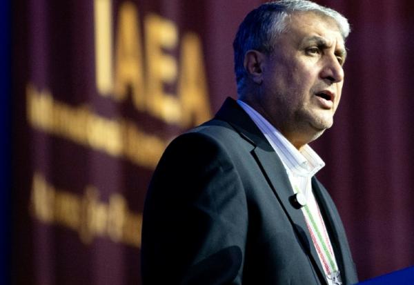 Le chef de l'Organisation iranienne de l'énergie atomique (OIEA) Mohammad EslamiI à Vienne en Autriche au siège de l'AIEA le 15 septembre 2025