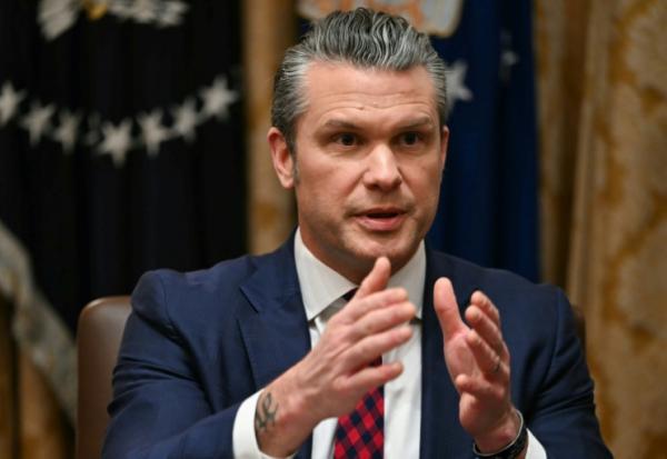 Le ministre américain de la Défense Pete Hegseth, le 2 décembre 2025 à Washington 