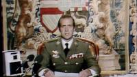 Le roi Juan Carlos s'adresse à la nation, condamnant la tentative de coup d'Etat, le 24 février 1981