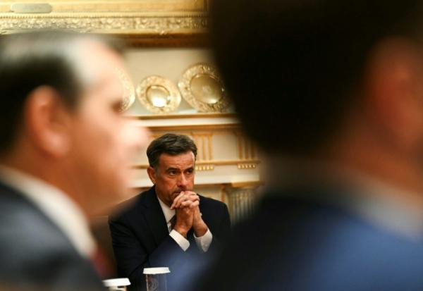 Le directeur de la CIA John Ratcliffe à la Maison Blanche à Washington le 27 mai 2026