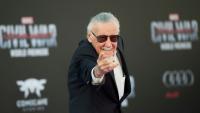 Stan Lee lors de l'avant-première de "Captain America: Civil War " à Los Angeles, le 12 avril 2016 