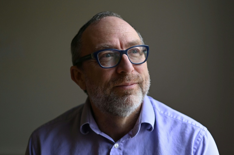Jimmy Wales, cofondateur de Wikipédia, le 13 janvier 2021 à Londres