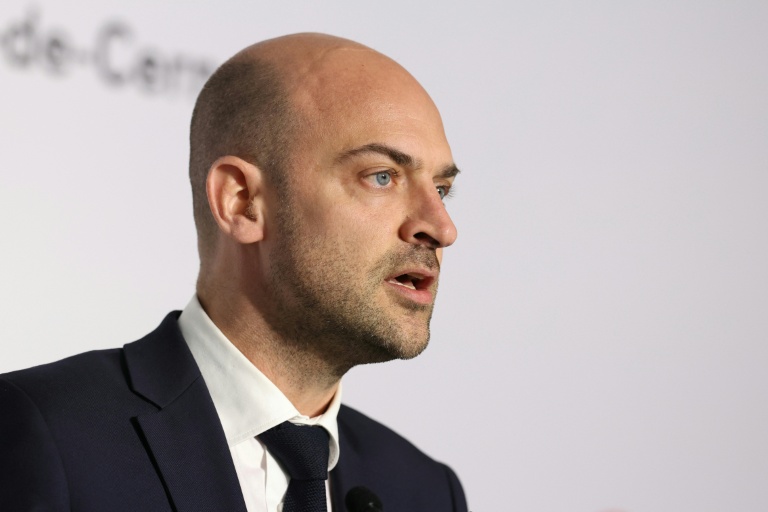 Le ministre des Affaires étrangères, Jean-Noël Barrot, le 27 mars 2026 à Cernay-la-Ville, dans les Yvelines