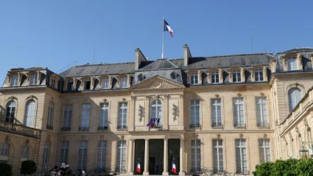 Le palais de l'Elysée, le 1er juillet 2025 à Paris