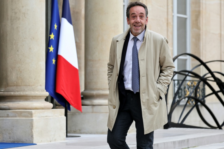 Guillaume Lacroix, président du Parti radical de gauche (PRG), à l'Élysée à Paris le 10 octobre 2025