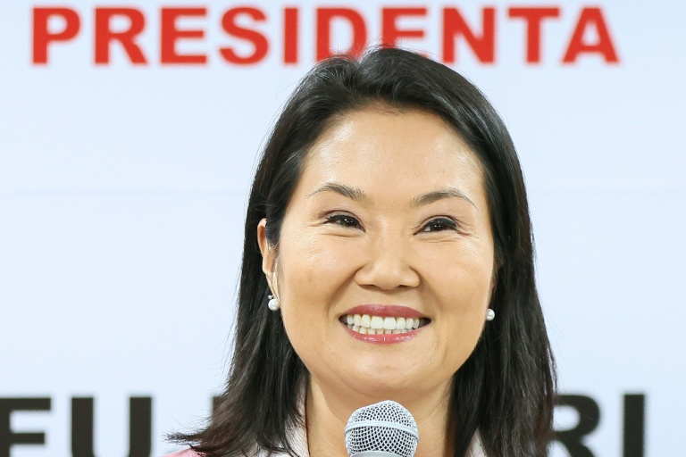 La candidate de droite Keiko Fujimori, vainqueure de la présidentielle au Pérou, le 24 juin 2026 à Lima