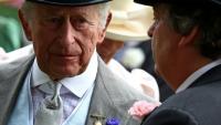 Le roi Charles III pendant les courses de chevaux d'Ascot, à l'ouest de Londres, le 20 juin 2026