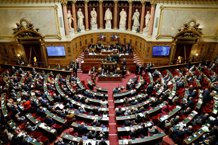 Le Sénat, le 23 janvier 2025, à Paris
