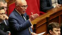Le président de l'UDR, Eric Ciotti, lors des questions au gouvernement à l'Assemblée nationale, le 27 janvier 2026 à Paris