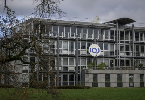 Le siège de l'Union Européenne de Radio-Télévision (UER), qui organise le Concours Eurovision de la chanson, à Genève, le 4 décembre 2025